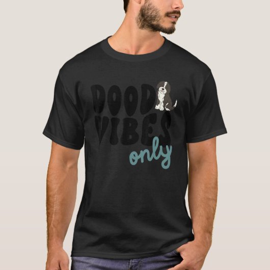 Dood Vibes only Sheepadoodle Doodle Mama Sheeppoo T-shirt (Voorkant)