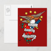 Dood voor bisschonor briefkaart (Voorkant / Achterkant)