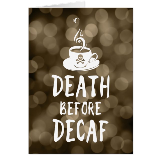 dood voor cafebloffkoffie (Voorkant)