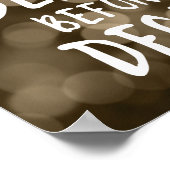 dood voor cafebloffkoffie poster (Hoek)