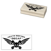 dood voor cafebloffkoffie rubberstempel (Gestempeld)
