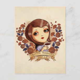 Dood voor Decaf Briefkaart