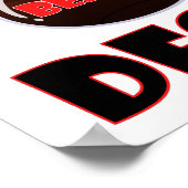 Dood voor Decaf Funny Poster (Hoek)