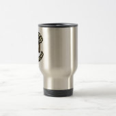 Dood Voor Decaf | Grappige Retro Schedel & Koffie Reisbeker (Center)