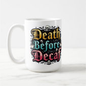 Dood voor Decaf Koffiemok (Links)