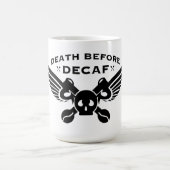 dood voor decaf koffiemok (Center)