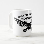 dood voor decaf koffiemok (Voorkant links)