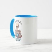 Dood voor decaf; koffieverslaafde mok (Voorkant links)
