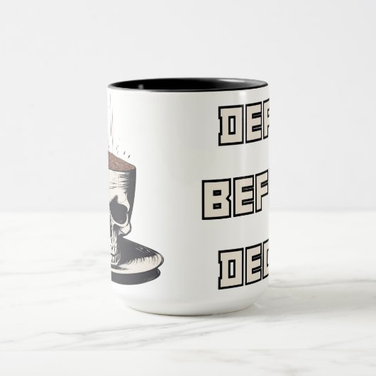 Dood voor decaf mok (Midden)