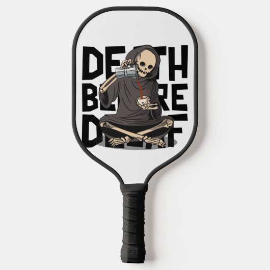 Dood voor Decaf Pickleball Paddle (Achterkant)