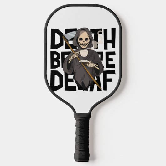 Dood voor Decaf Pickleball Paddle (Achterkant)