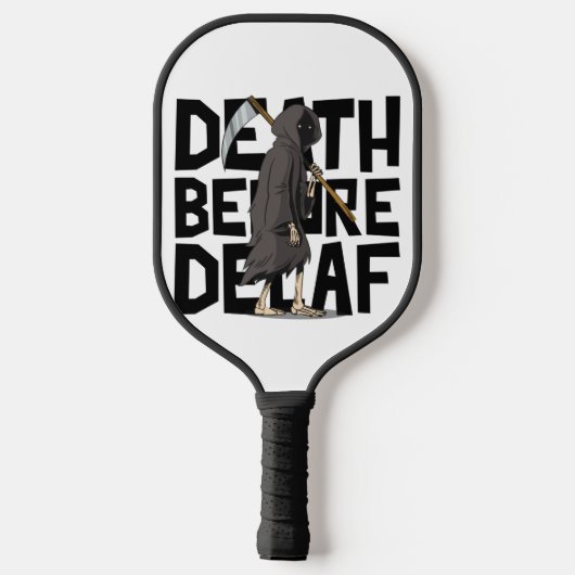 Dood voor Decaf Pickleball Paddle (Achterkant)