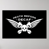 dood voor decaf poster (Voorkant)