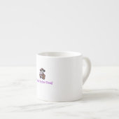 Dood voor decaf - Skeleton Coffee Espresso Kop (Voorkant rechts)