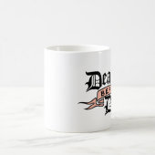 Dood voor Decaf | Skull Typografie Koffiemok (Center)