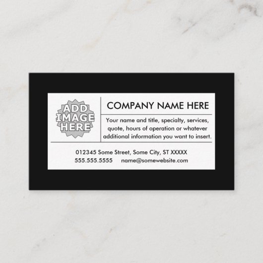 dood voor decaf visitekaartje (Voorkant)