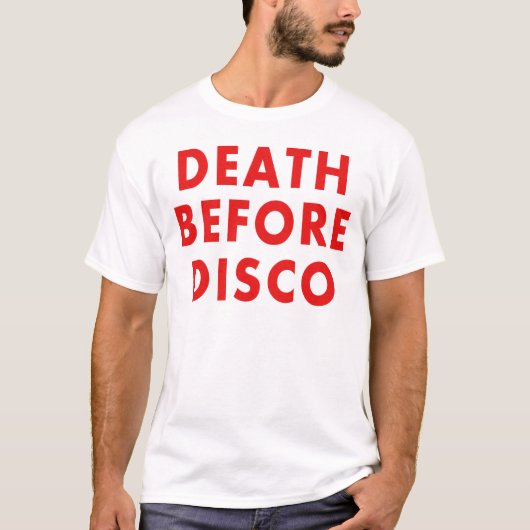 Dood voor Disco T-shirt (Voorkant)