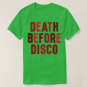 Dood voor Disco T-shirt (Design voorkant)