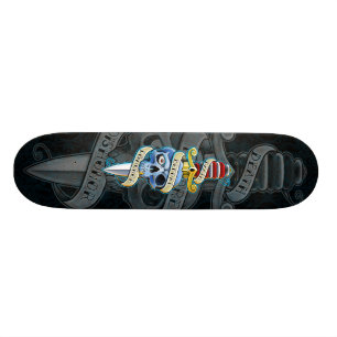 Dood voor Dishonor Knife Design Persoonlijk Skateboard