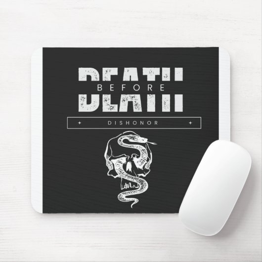 Dood voor Dishonor Mousepad Muismat (Met muis)