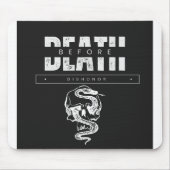 Dood voor Dishonor Mousepad Muismat (Voorkant)