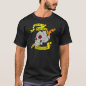 Dood voor Dishonor Skull & Dagger Tattoo T-shirt (Voorkant)