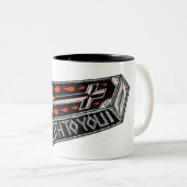 dood voor jou tweekleurige koffiemok (Voorkant rechts)