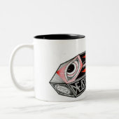 dood voor jou tweekleurige koffiemok (Links)