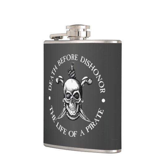 Dood voor schimmel (grijs) heupfles (Links)