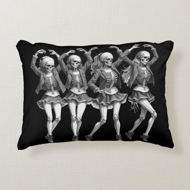 Dood vrouwen dansen accent kussen (Voorkant)