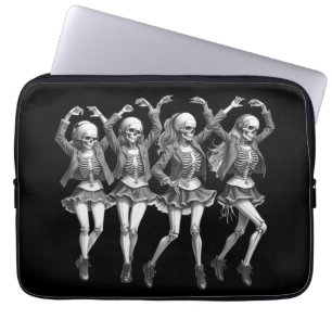 Dood vrouwen dansen laptop sleeve