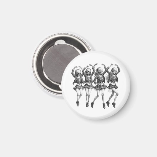 Dood vrouwen dansen magneet (Voorkant / Achterkant)