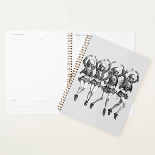Dood vrouwen dansen planner (Display)