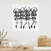 Dood vrouwen dansen poster (Keuken)