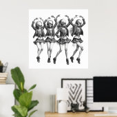 Dood vrouwen dansen poster (Thuiskantoor)