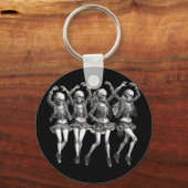 Dood vrouwen dansen sleutelhanger (Voorkant)