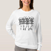 Dood vrouwen dansen t-shirt (Voorkant)