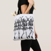 Dood vrouwen dansen tote bag (Dichtbij)