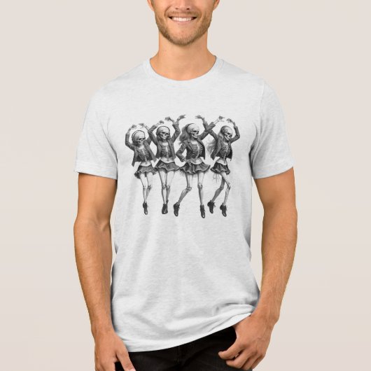 Dood vrouwen dansen Tri-Blend shirt (Voorkant)