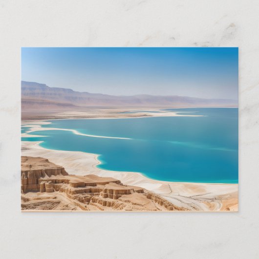 Dood Zee in Israël Briefkaart (Voorkant)