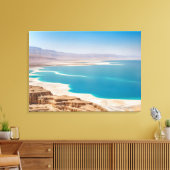 Dood Zee in Israël Canvas Afdruk (Insitu (Woonkamer))