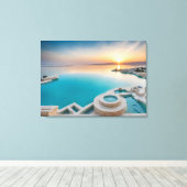 Dood Zee in Israël Canvas Afdruk (Insitu (Houten vloer))