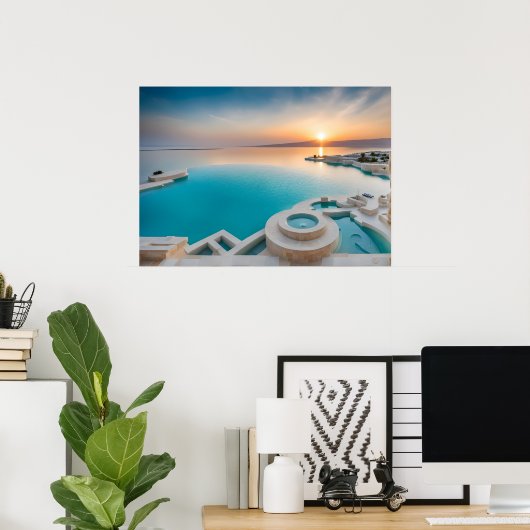 Dood Zee in Israël Poster (Thuiskantoor)