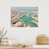 Dood zee in Israël Poster (Keuken)