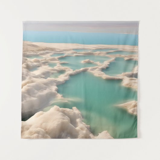 Dood zee in Israël Wandkleed (Voorkant)