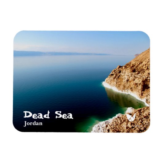 Dood Zee in Jordan magnet door Velvet Escape Magneet (Horizontaal)