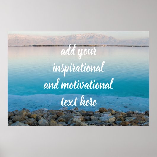 Dood zee Israël Poster (Voorkant)