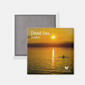 Dood Zee Jordanië - magneet van Velvet Escape (Voorkant / Achterkant)