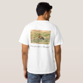 Dood Zee, uitzicht uit Masada T-shirt (Achterkant volledig)