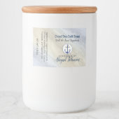 Dood Zee Zout Clay Homemade Handgemaakte zeep Voedselcontainer Etiket (Voorkant)